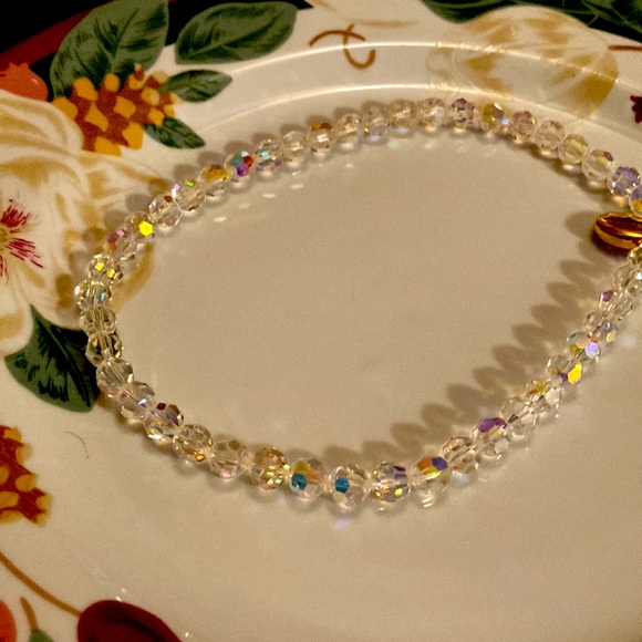 S.A.L Swarovski Vintage Aurora Borealis Choker. Perfect Like New condition. - Picture 12 of 14